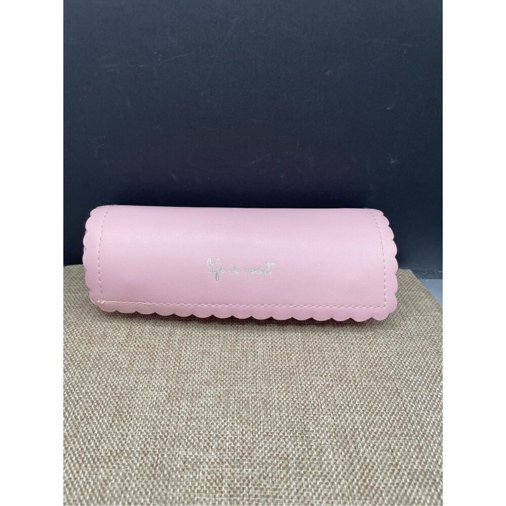 Lauren Conrad Life is Sweet Jewelry or Cosmetic Travel Case Case Pink